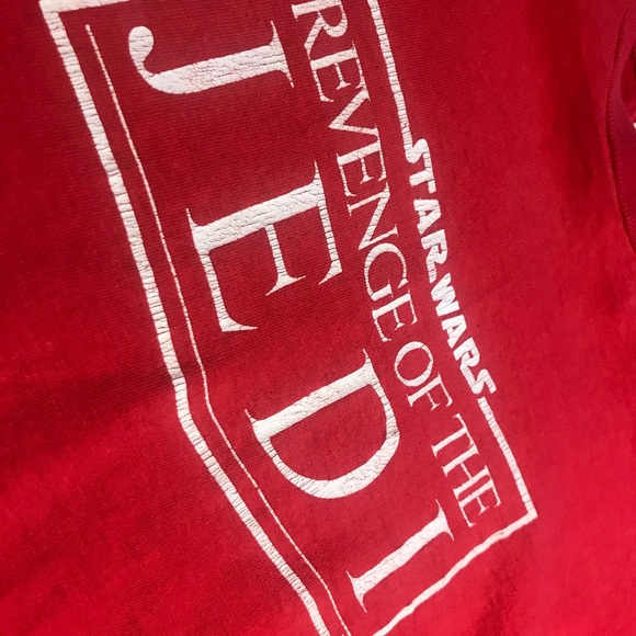 Vintage Star Wars Revenge of the Jedi Large Shirt - Picture 2 of 3